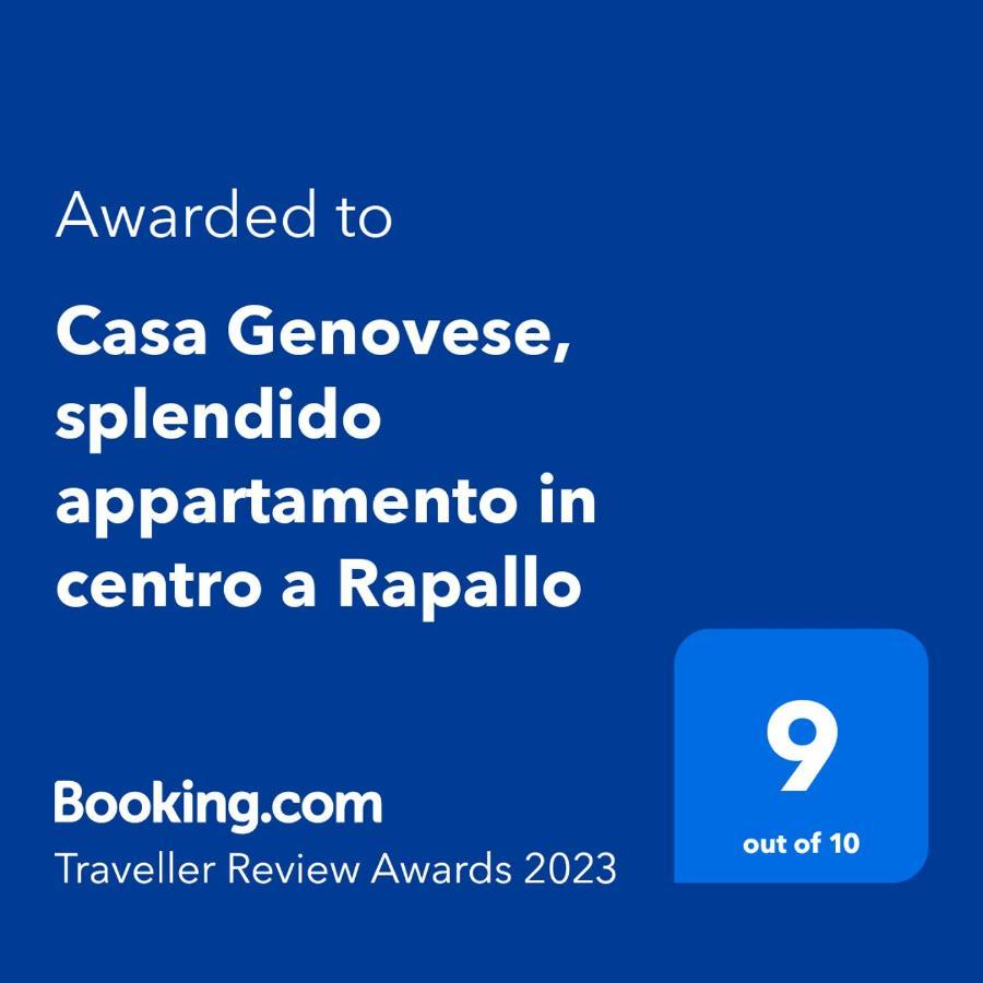 Casa Genovese, Splendido Appartamento In Centro A 라팔로 외부 사진